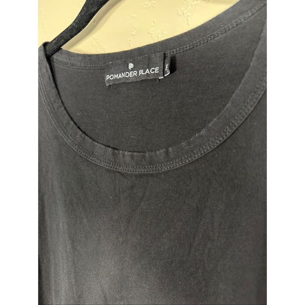 Pomander Place Vesty Black Puff Sleeve Crew Neck Top - Picture 5 of 7